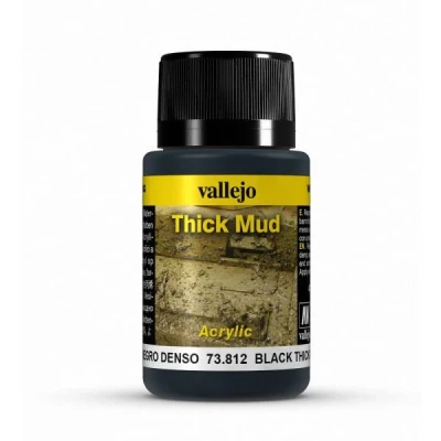 Afbeelding van Vallejo Weathering Effects Thick Mud Black 40 Ml