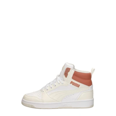 Afbeelding van Puma Sneakers hoog, Dames, Maat: 38, Gebroken wit Imitatieleer/ textiel