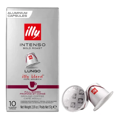 Afbeelding van Sale: 20% korting illy Intenso Lungo 10 koffiecapsules 60 g