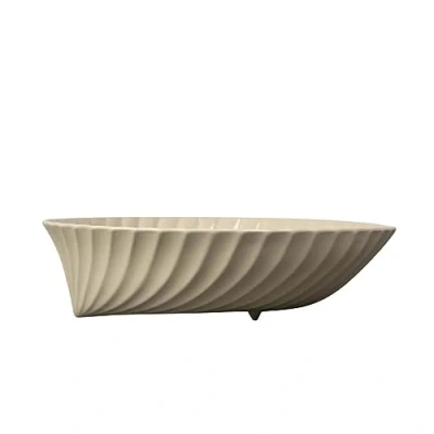 Afbeelding van ByOn Frances Kom Large, Beige, Porselein