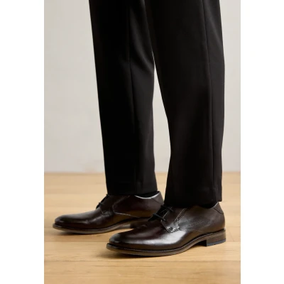 Afbeelding van bugatti SULA Veterschoenen, Heren, Maat: 41, Dark brown Leer