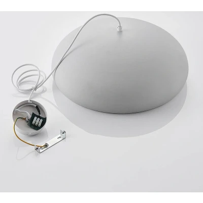 Afbeelding van Lindby plafondlamp 1licht metaal H: 15 cm E27 wit, goud