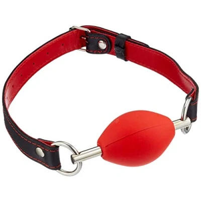 Afbeelding van Ovale Siliconen Ball Gag Rood*