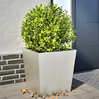 Afbeelding van vidaXL Plantenbakken 2 st 50x50x50 cm roestvrij staal