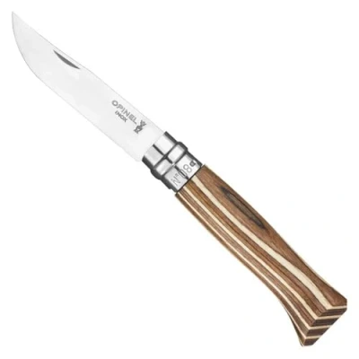 Afbeelding van Opinel Zakmes No. 08 RVS Berk Limited edition Bruin