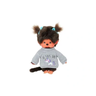 Afbeelding van Knuffel Bandai Monchhichi Licorne 20 cm