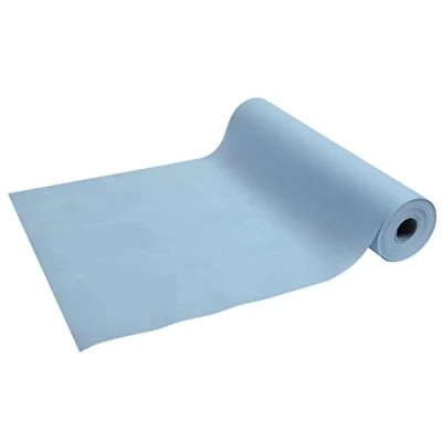 Afbeelding van Pro Nappe Ref. R732425I Wegwerp hoofd van spinbond vlies karton met 4 rollen à 24 m lang x 0,4 breed, voorgesneden om de 1,20 vertegenwoordigt 20 hoofdvormen kleur: hemelsblauw