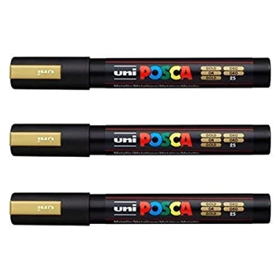Afbeelding van Posca 3 stuks PC 5M Uni Ball markers (compleet assortiment van 35 kleuren beschikbaar)