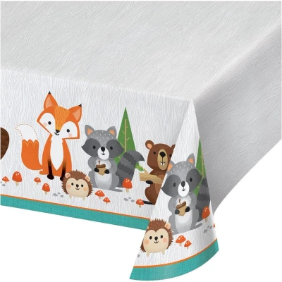Afbeelding van Woodland Bosdieren tafelkleed 137x259cm