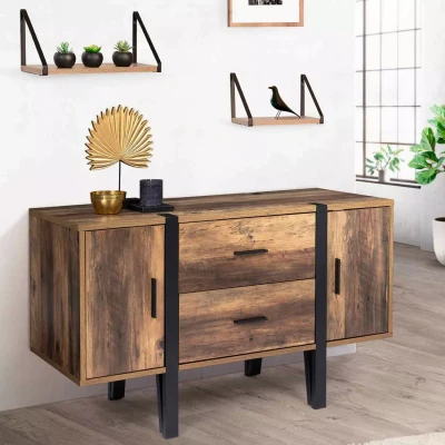 Image de Buffet bas AUSTRIA bois pied épingle 105 cm