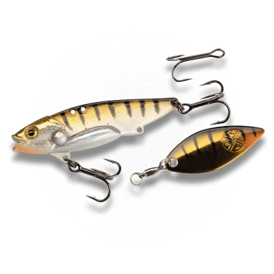 Afbeelding van LMAB Köfi Techno Vibe Spinnerblade Bladpilker Real Perch 25g Spinner