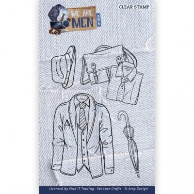 Afbeelding van Clear Stamps Amy Design We Are Men
