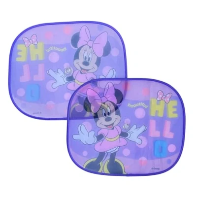 Afbeelding van Zijzonwering voor kinderen, Minnie Disney paar autogordijnen, 44 x 35 cm, uv bescherming