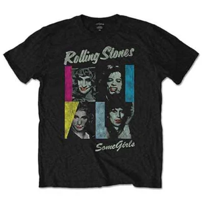 Afbeelding van The Rolling Stones Some Girls Heren T shirt M Zwart