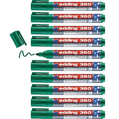 Afbeelding van edding 360 boardmarker groen 1ST 1,5 3 mm / 4 360004