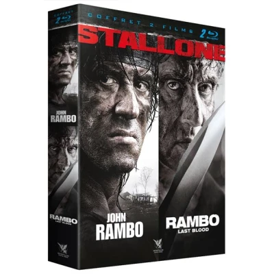 Afbeelding van Belga Films Sa (frcat) John Rambo + Rambo: Last Blood Blu ray