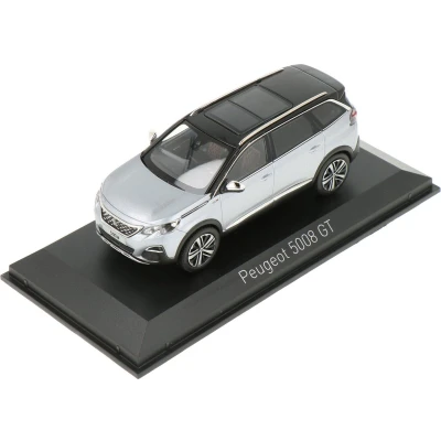 Afbeelding van Peugeot 5008 GT 2021 Grijs Zwart 1:43 Norev