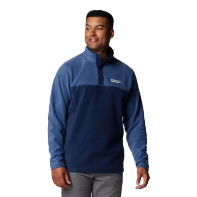 Afbeelding van Columbia Steens mountain HALF SNAP Fleece trui, Heren, Maat: Medium, Collegiate navy/dark