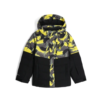 Afbeelding van Spyder Impulse Synthetic Down Kinderen Ski Jas (maat: 164, Geel,zwart)