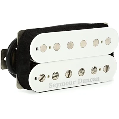 Image de Accessoires Guitares Seymour Duncan Sh Pg1B W Pearly Gates Chevalet Blanc Doubles / Humbuckers