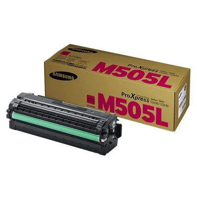 Image de Samsung CLT M505L à rendement élevé magenta originale cartouche de toner