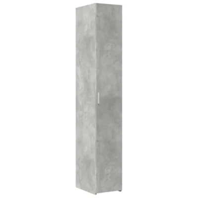 Afbeelding van vidaXL Hoge kast 30x42,5x185 cm bewerkt hout betongrijs