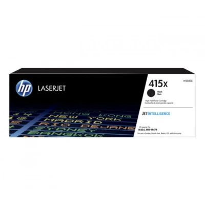 Afbeelding van HP 415X originele high capacity zwarte LaserJet tonercartridge (W2030X