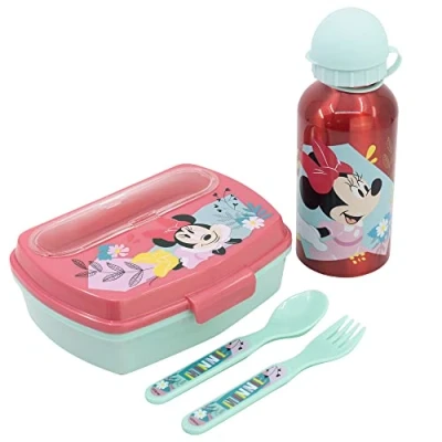 Afbeelding van Minnie Mouse Lunchset 4 delig