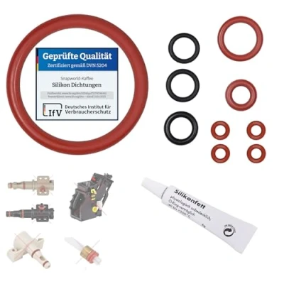 Afbeelding van Onderhoudsset compatibel met Philips Saeco Spidem Gaggia voor brouwgroep, steunventiel, uitloop 6 g voedselvettube