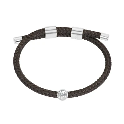 Afbeelding van iXXXi Jewelry Cozy Crystal Stone Bruin Dames Armband One Size