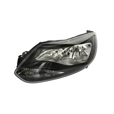 Afbeelding van TYC 20 12570 15 2 Koplampen Links H7, H1 Zwart voor rechtsrijdend verkeer Met elektromotor FORD: FOCUS 3, 3 Turnier