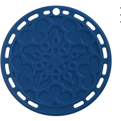Afbeelding van LE CREUSET Siliconen Onderzetter Marseilleblauw 20cm