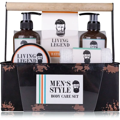 Afbeelding van Cadeau voor Man Verjaardag Kist met mannen verzorgingsproducten Men&#039;s Style Citrus Giftset Geschenkset mannen, vader, vriend, papa, broer Grappig