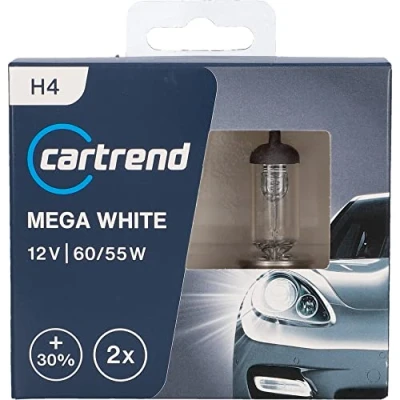 Afbeelding van Unitec MegaWhite 77780 H4 Xenon koplamp 12V/60 55W 2 stuks