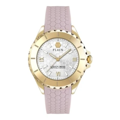 Afbeelding van Philipp Plein Heaven PWPOA0224 Horloge Siliconen Roze Ø 38 mm