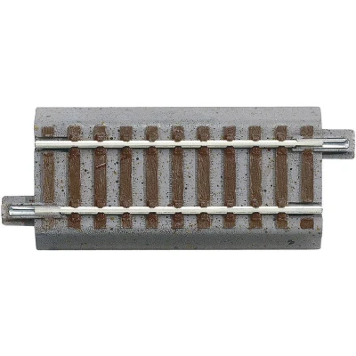 Afbeelding van H0 Roco GeoLine (met ballastbed) 61112 Rechte rails 76.5 mm 6 stuk(s)