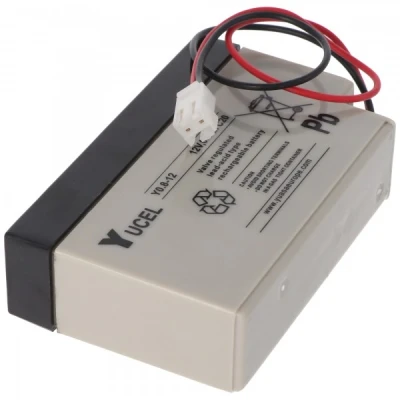 Afbeelding van Yucel Y0.8 12 AGM loodzuuraccu, Yuasa 12V 0.8Ah accu met JST connector