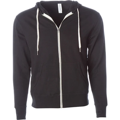 Afbeelding van Independent Unisex Midweight French Terry Zip Hood NP354 Black