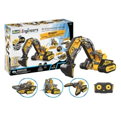 Afbeelding van Revell Engineers 21304 Engineering Vehicle 4in1 Elektro RC functiemodel Bouwpakket