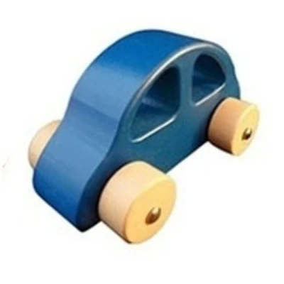Afbeelding van Houten grijpauto blauw