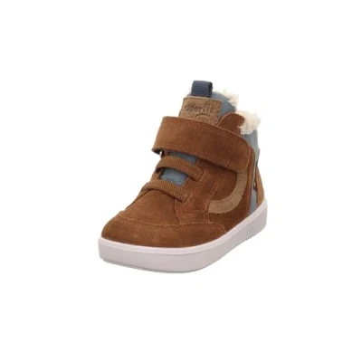 Afbeelding van Superfit Supies Unisex Babyschoenen voor kinderen, Maat: 22, Braun/blau Leer en textiel