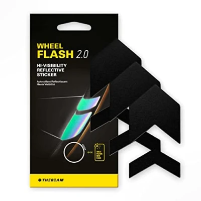Afbeelding van The Beam Wheel Flash 2.0 reflecterende stickers voor velgen en fietswielen Fietssticker, reflecterend, zelfklevend, strip (regenboog)