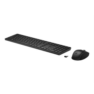 Afbeelding van HP 655 Toetsenbord en muis set 100% full size draadloos 2.4 GHz Duits zwart Smart Buy