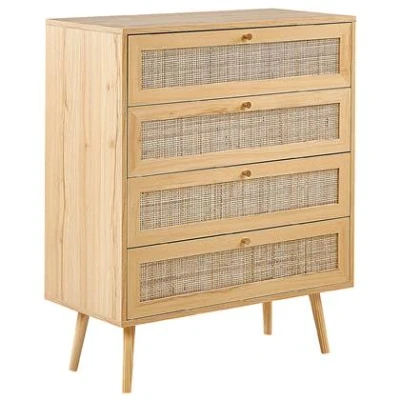 Afbeelding van Beliani PEROTE Commode Lichte houtkleur Rotan