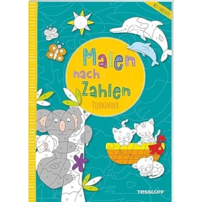 Afbeelding van Malen nach Zahlen. Tierkinder