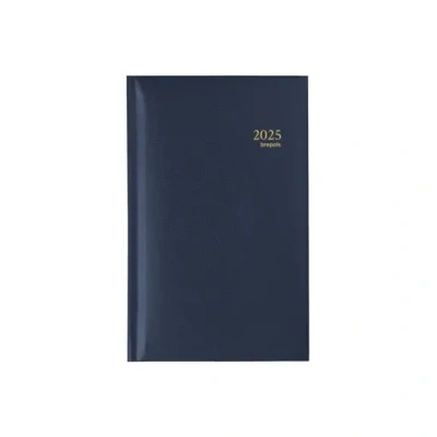 Afbeelding van Brepols agenda Interplan Lima 6 talig, blauw, 2025