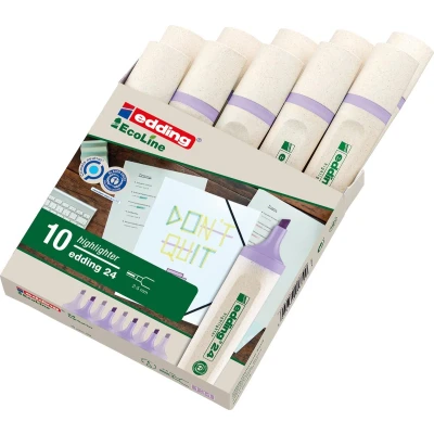Afbeelding van Edding markeerstift Ecoline e 24 pastelviolet