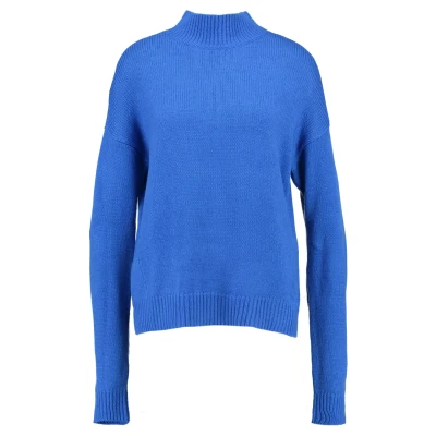 Afbeelding van Urban Classics Oversize Turtleneck Trui, Dames, Maat: XL, Bright blue
