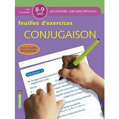 Afbeelding van Les devoirs Feuilles d&#039;ex. Conjugaison (8 9 a.)