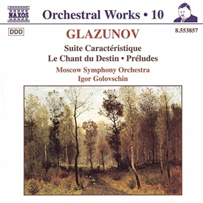 Afbeelding van Moscow Symphony Orchestra, Igor Golovchin Glazunov: Orchestral Works 10 (CD)